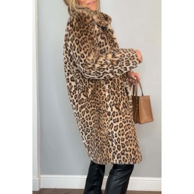 Luxe Dames Jas met Luipaardprint