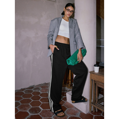 Dames Joggingbroek met Strepen – Comfort & Stijl