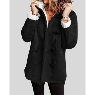 Dames Winterjas met Toggle Sluiting en Capuchon – Warm & Tijdloos