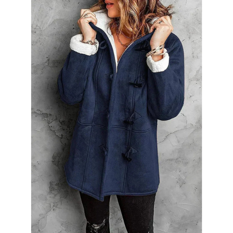 Dames Jas met Fleece Voering en Capuchon