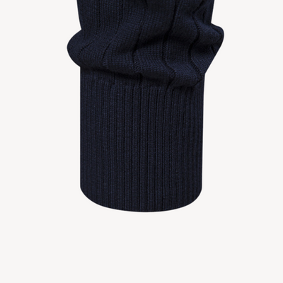 Heren Geribde Katoenen Half-Zip Trui