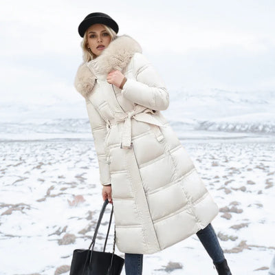 Luxe Winterjas Dames met Bontkraag
