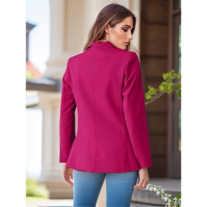 Dames Blazer met Suèdelook