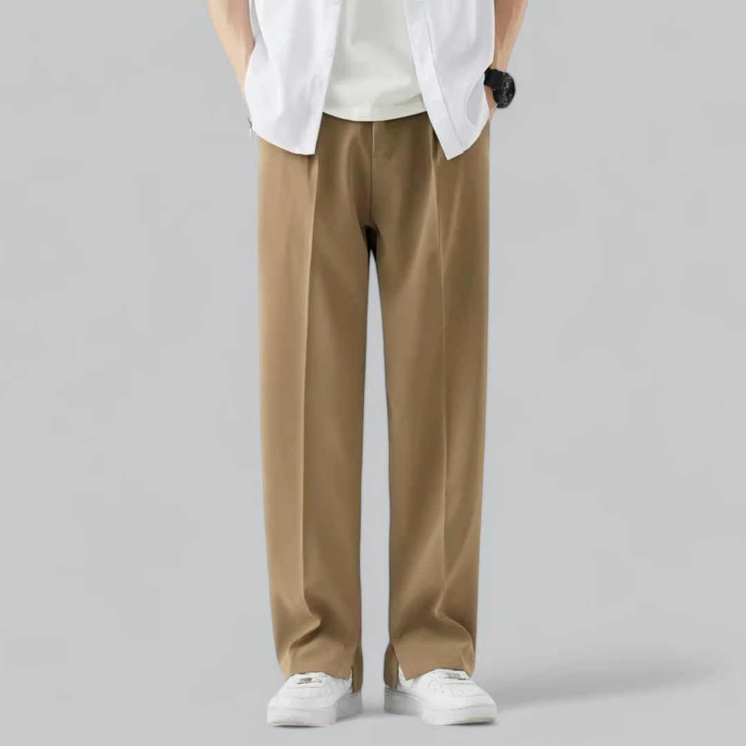 Heren Broek met Wijd Pijp – Comfortabel & Stijlvol