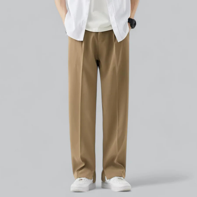 Heren Broek met Wijd Pijp – Comfortabel & Stijlvol