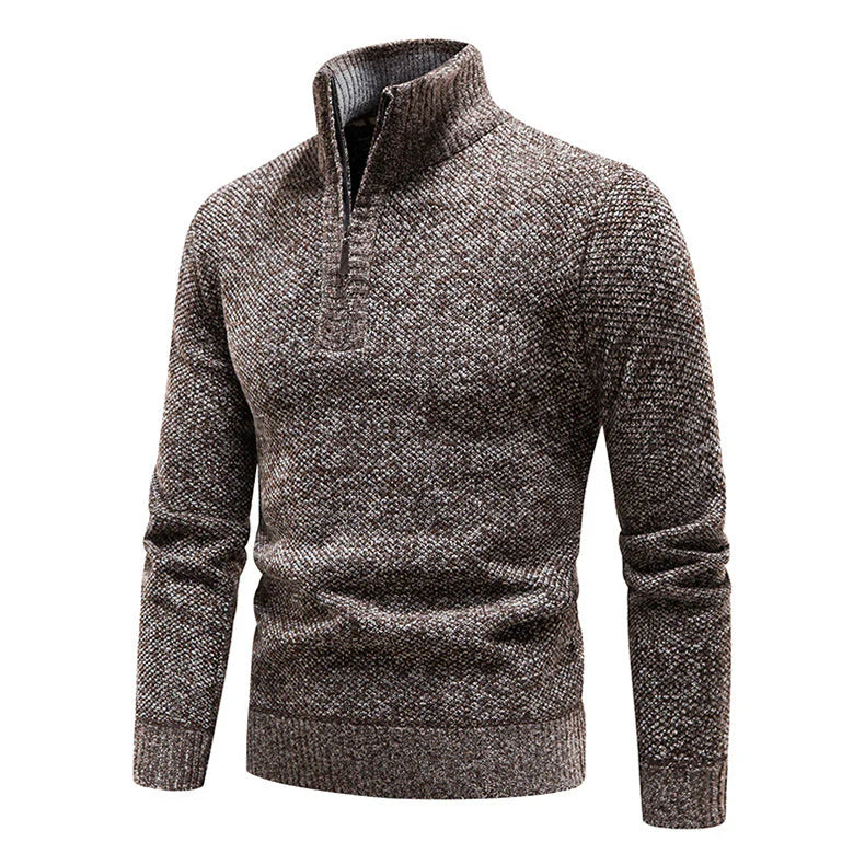 Leandro Moderne Half-Zip Heren Trui