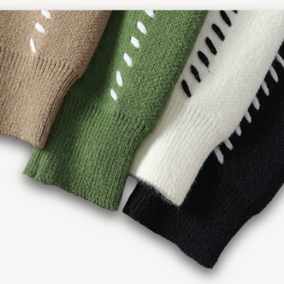 Heren Gebreid Vest – Wolmix Cardigan met Knopen