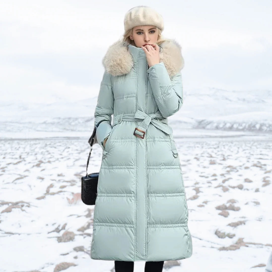Luxe Winterjas Dames met Bontkraag