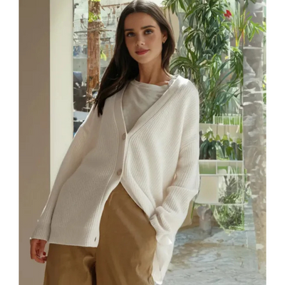 Elegante Dames Cashmere Cardigan – Tijdloos & Stijlvol