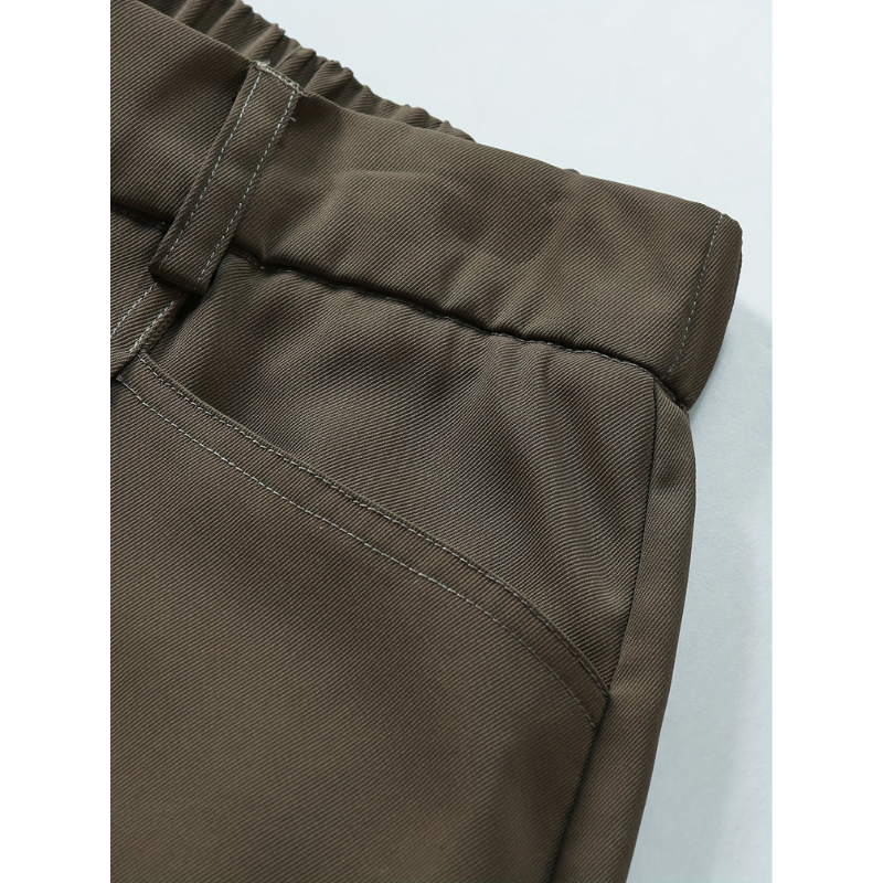 Heren Wijde Broek – Geplooid Design met Casual Loose Fit