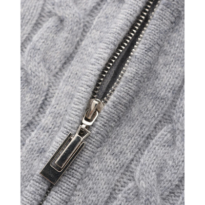 100% Cashmere Woven Half Zip