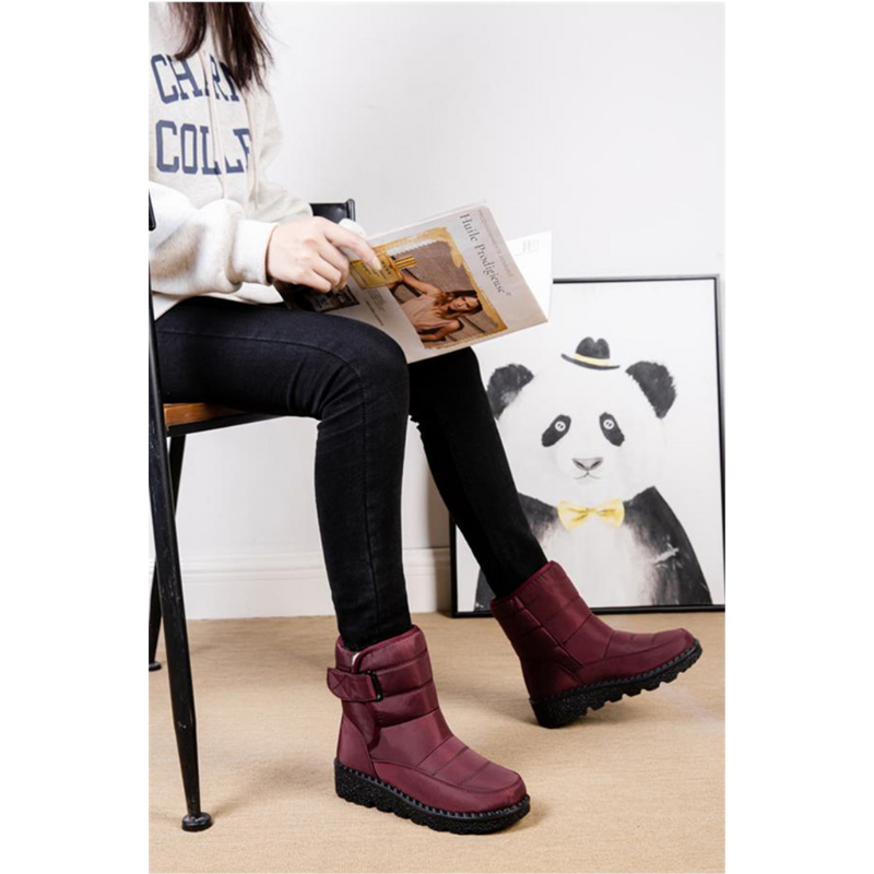 Waterdichte & Warme Dames Winterlaarzen – Antislip & Comfortabel
