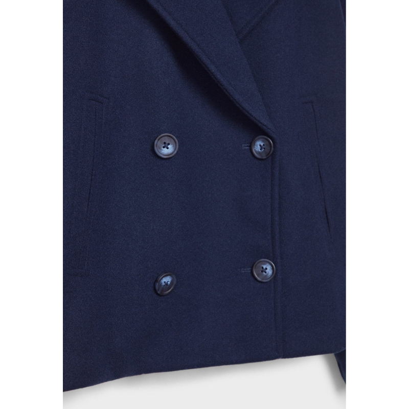 Getailleerde Double-Breasted Dames Jas – Chic & Veelzijdig