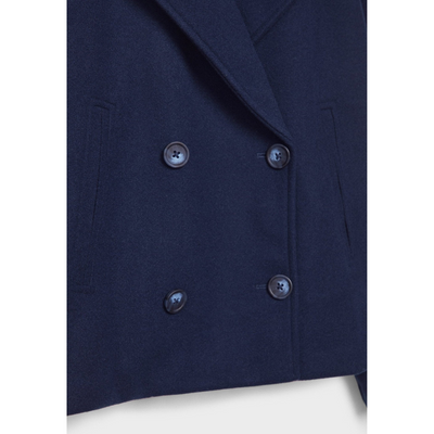 Getailleerde Double-Breasted Dames Jas – Chic & Veelzijdig