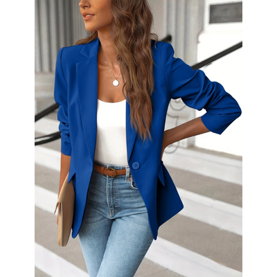 Dames Blazer met Suèdelook