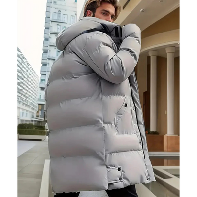 Nordfall Premium Lange Puffer Winterjas Heren