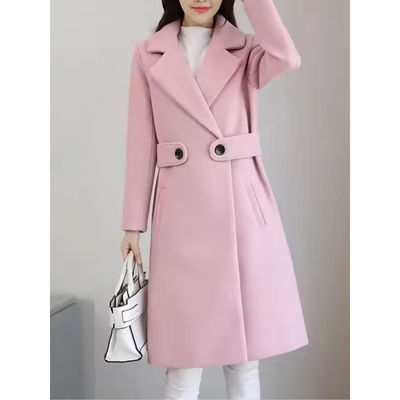 Slim-Fit Winterjas met Ceintuur