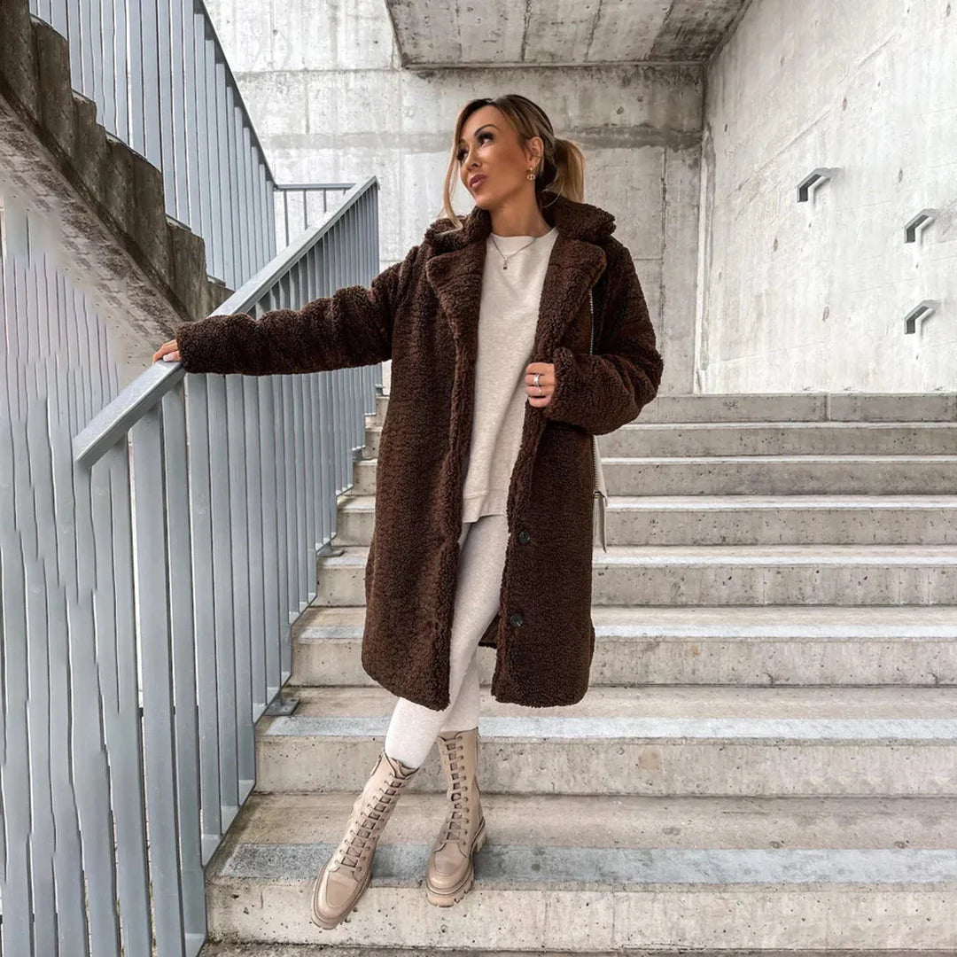 Aurora Luxe Teddy Coat