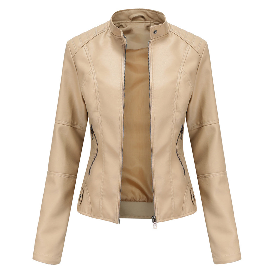 Getailleerde Leren Dames Jas – Tijdloos & Elegant