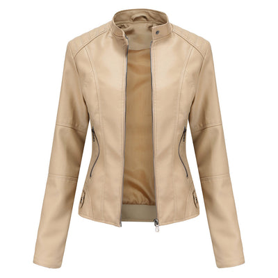 Getailleerde Leren Dames Jas – Tijdloos & Elegant