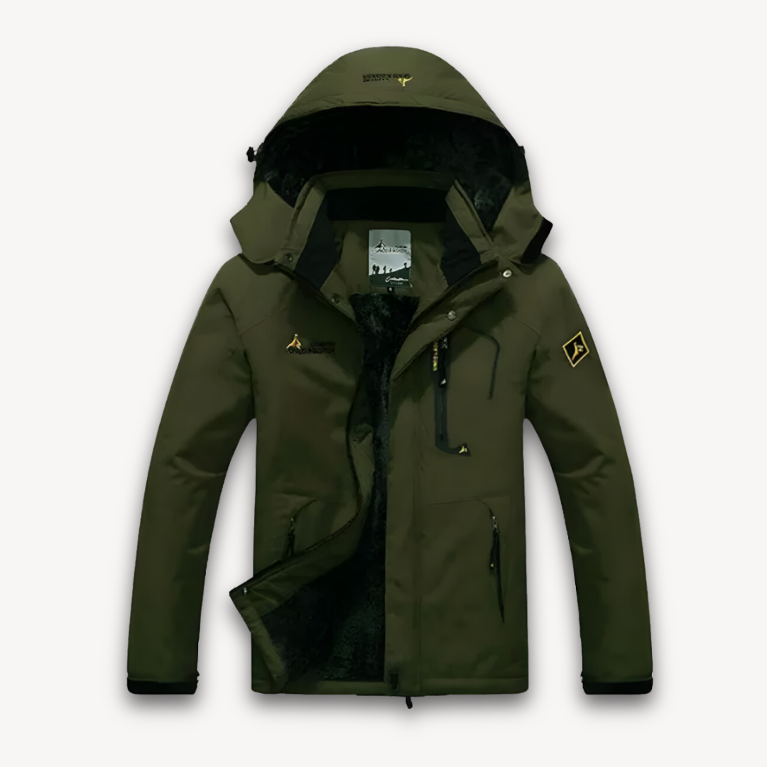 Heren Waterdichte Winterjas – Gevoerd en Isolerend met Fleece