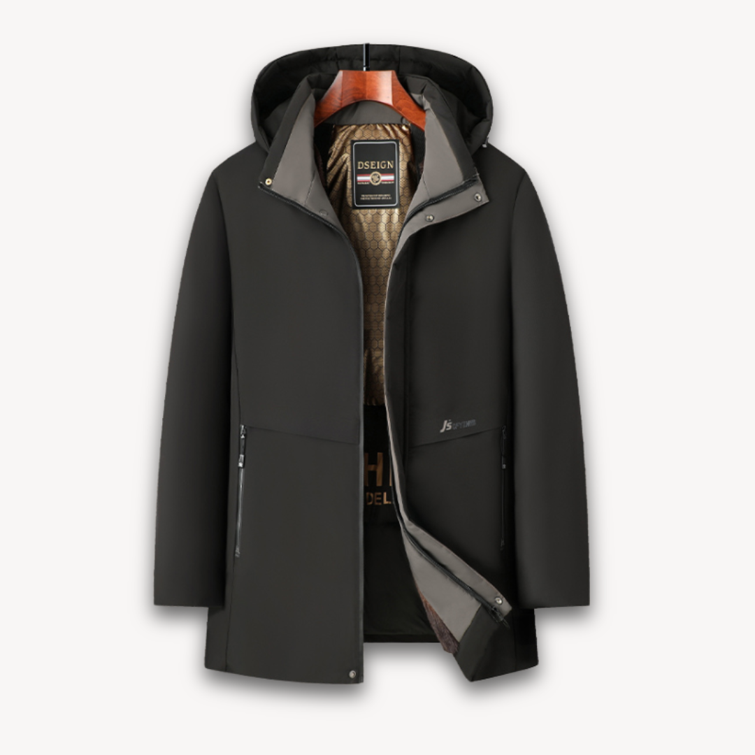 Heren Waterdichte Softshell Jas met Capuchon – Lichtgewicht Winddichte Jas