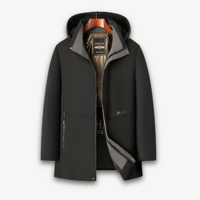 Heren Waterdichte Softshell Jas met Capuchon – Lichtgewicht Winddichte Jas