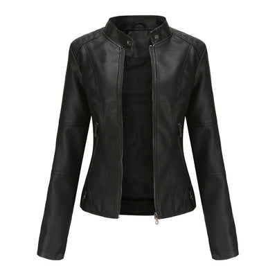 Getailleerde Leren Dames Jas – Tijdloos & Elegant