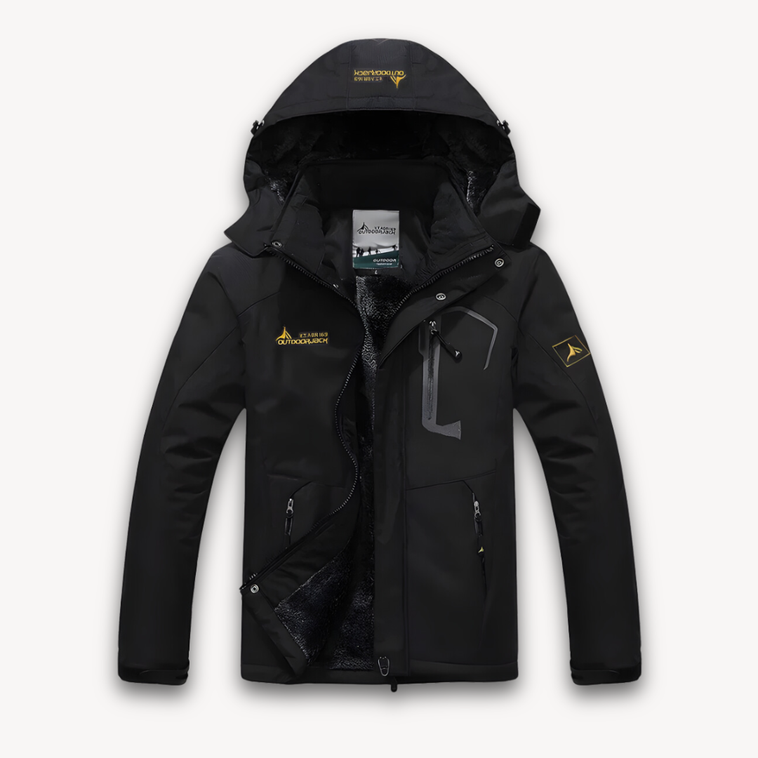 Heren Waterdichte Winterjas – Gevoerd en Isolerend met Fleece