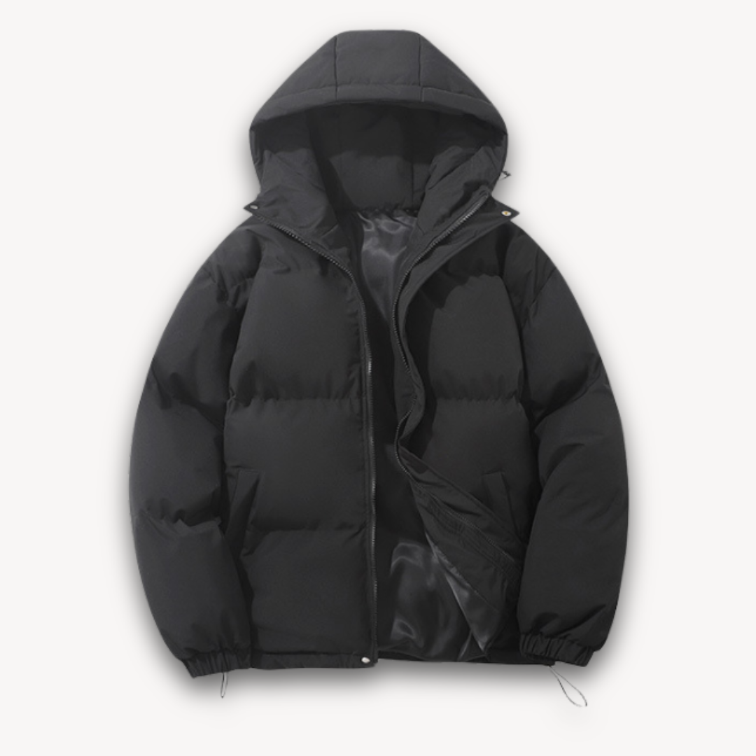 Heren Puffer Jas met Capuchon – Lichtgewicht Winterjas