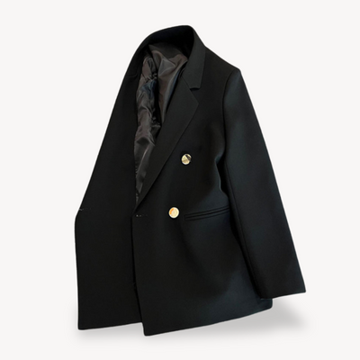 Dames Double-Breasted Blazer – Elegante Formele Jas