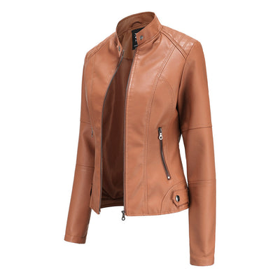 Getailleerde Leren Dames Jas – Tijdloos & Elegant