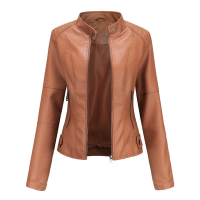 Getailleerde Leren Dames Jas – Tijdloos & Elegant
