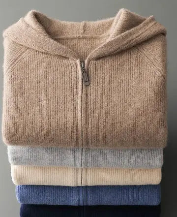 Heren Cardigan van Premium Wol – Comfort & Elegantie