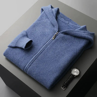 Heren Cardigan van Premium Wol – Comfort & Elegantie