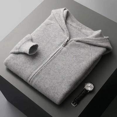 Heren Cardigan van Premium Wol – Comfort & Elegantie