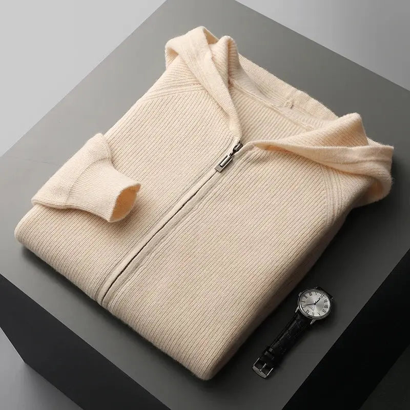 Heren Cardigan van Premium Wol – Comfort & Elegantie