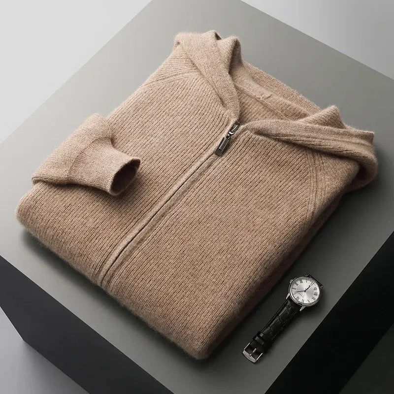Heren Cardigan van Premium Wol – Comfort & Elegantie