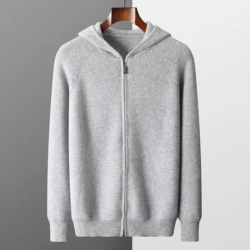 Heren Cardigan van Premium Wol – Comfort & Elegantie