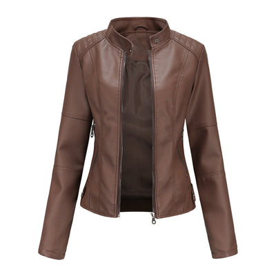 Getailleerde Leren Dames Jas – Tijdloos & Elegant