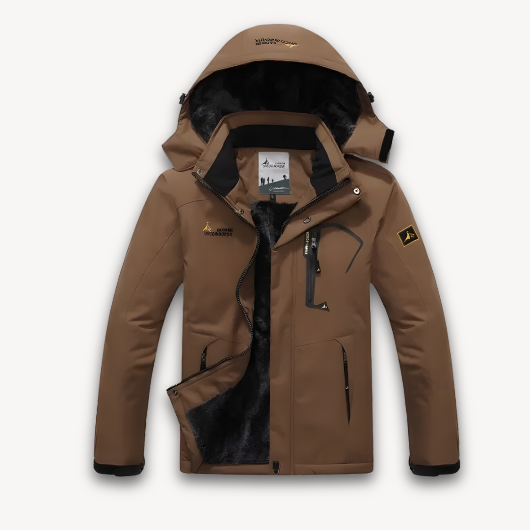 Heren Waterdichte Winterjas – Gevoerd en Isolerend met Fleece