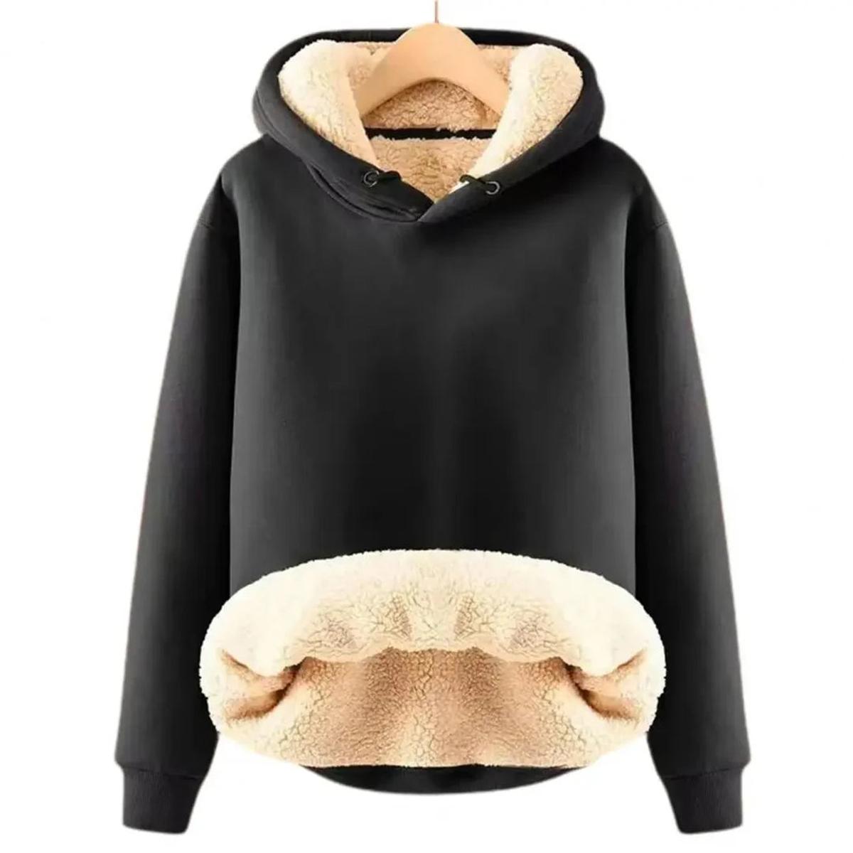 Dames Hoodie met Fleece Voering – Warm & Comfortabel