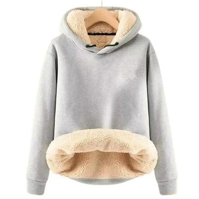 Dames Hoodie met Fleece Voering – Warm & Comfortabel