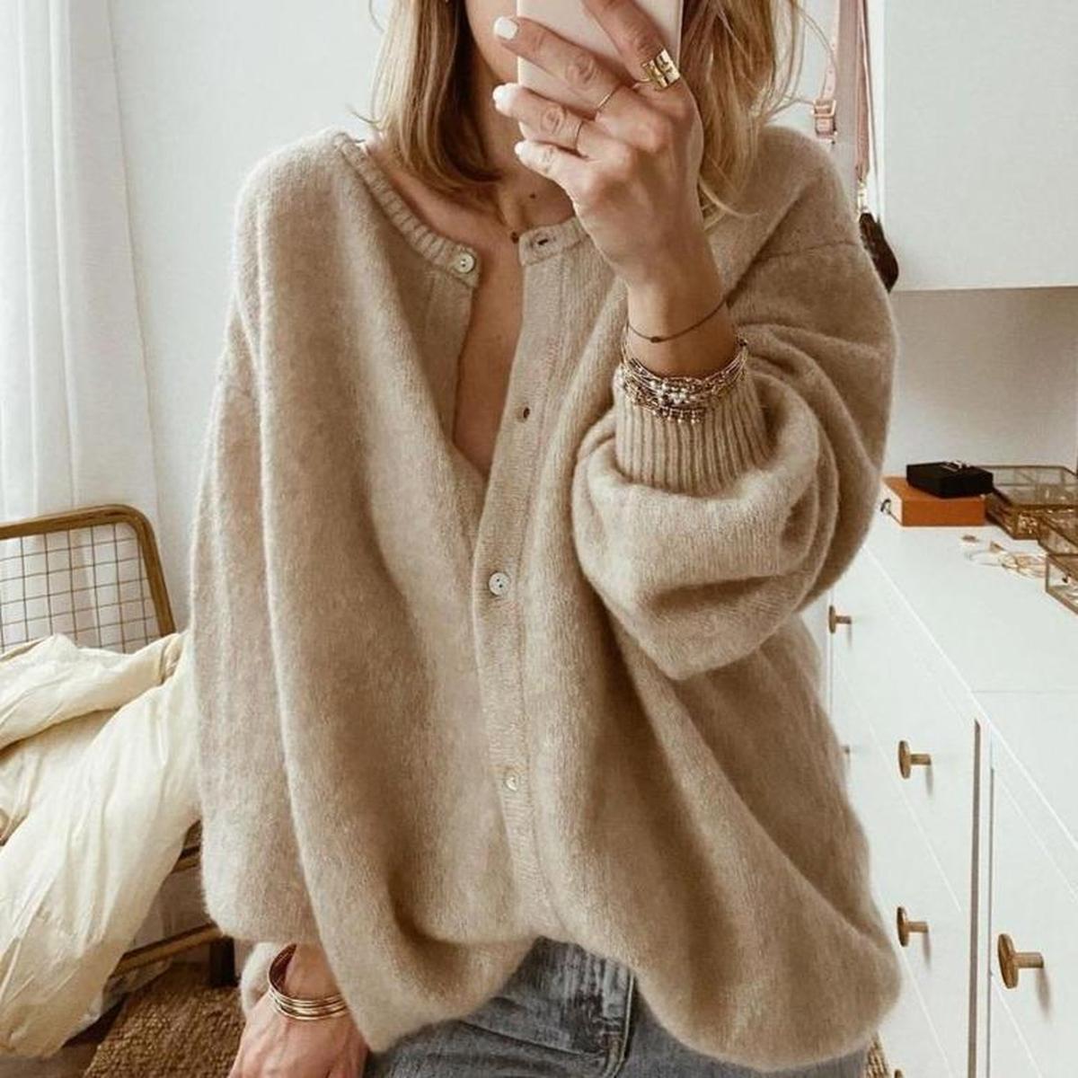 Dames Oversized Gebreid Vest – Comfortabel & Stijlvol