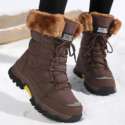 Dames Winterstiefel – Warme & Rutschfeste Laarzen voor Koude Dagen
