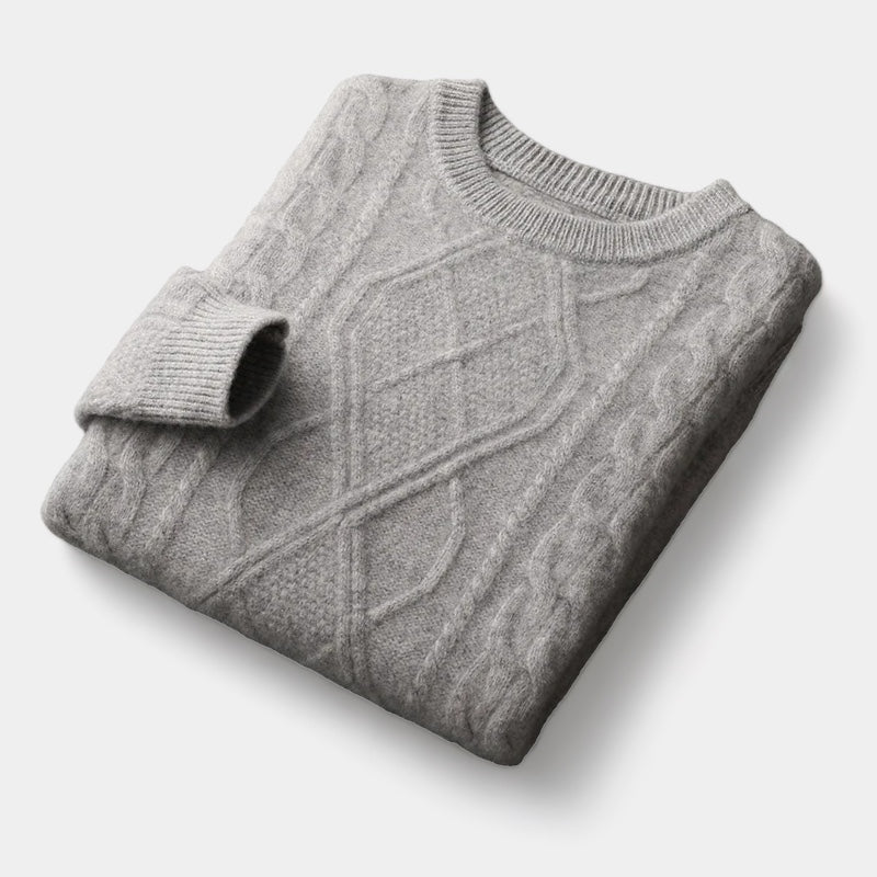 Merino Wol Gebreide Trui – Luxe Herenmode