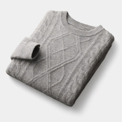 Merino Wol Gebreide Trui – Luxe Herenmode