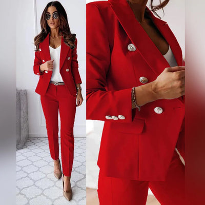 ELISEA – 2-Delig Damespak met Blazer & Pantalon