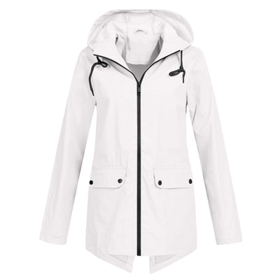 Dames Lichtgewicht Waterdichte Windjack met Capuchon – Comfort & Bescherming