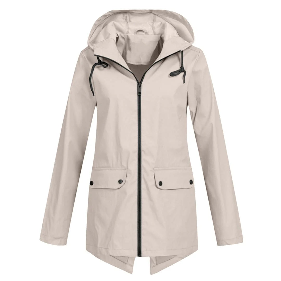 Waterdichte Regenjas Dames met Capuchon